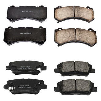 PowerStop® - Z16 Evolution Clean Ride Ceramic Front and Rear Disc Brake Pad Set