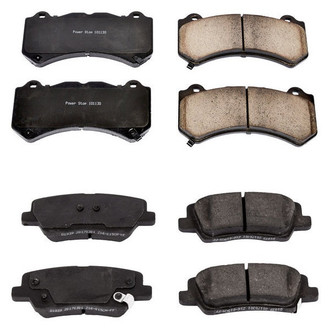 PowerStop® - Z16 Evolution Clean Ride Ceramic Front and Rear Disc Brake Pad Set
