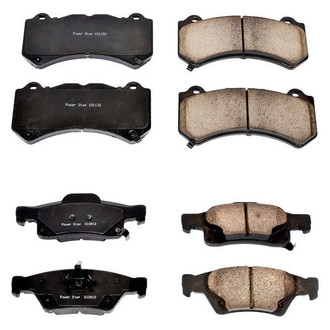 PowerStop® - Z16 Evolution Clean Ride Ceramic Front and Rear Disc Brake Pad Set