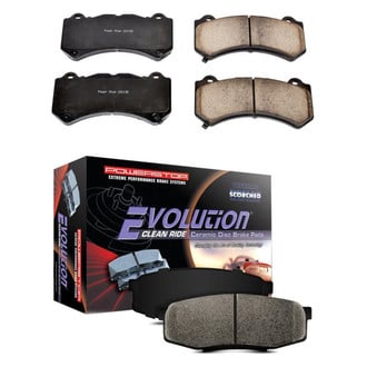 PowerStop® - Z16 Evolution Clean Ride Ceramic Front and Rear Disc Brake Pad Set