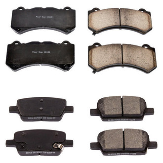 PowerStop® - Z16 Evolution Clean Ride Ceramic Front and Rear Disc Brake Pad Set