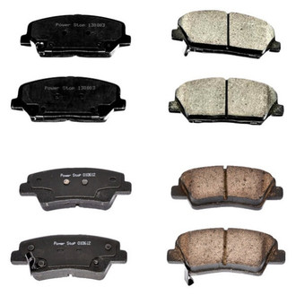 PowerStop® - Z16 Evolution Clean Ride Ceramic Front and Rear Disc Brake Pad Set
