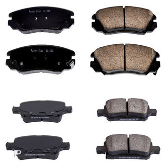 PowerStop® - Z16 Evolution Clean Ride Ceramic Front and Rear Disc Brake Pad Set