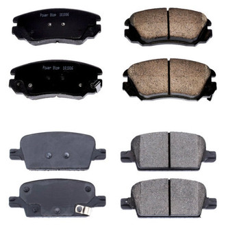 PowerStop® - Z16 Evolution Clean Ride Ceramic Front and Rear Disc Brake Pad Set