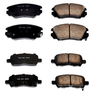 PowerStop® - Z16 Evolution Clean Ride Ceramic Front and Rear Disc Brake Pad Set