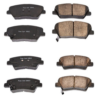 PowerStop® - Z16 Evolution Clean Ride Ceramic Front and Rear Disc Brake Pad Set