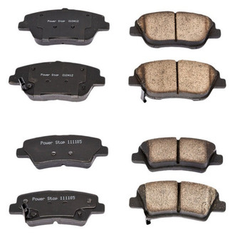 PowerStop® - Z16 Evolution Clean Ride Ceramic Front and Rear Disc Brake Pad Set