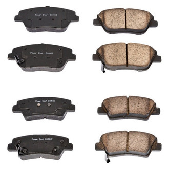 PowerStop® - Z16 Evolution Clean Ride Ceramic Front and Rear Disc Brake Pad Set