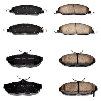 PowerStop® - Z16 Evolution Clean Ride Ceramic Front and Rear Disc Brake Pad Set