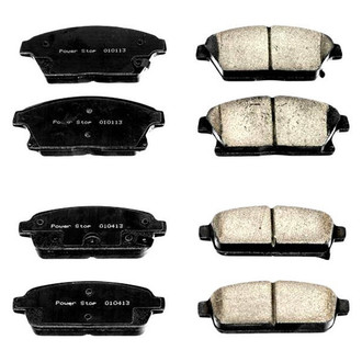 PowerStop® - Z16 Evolution Clean Ride Ceramic Front and Rear Disc Brake Pad Set