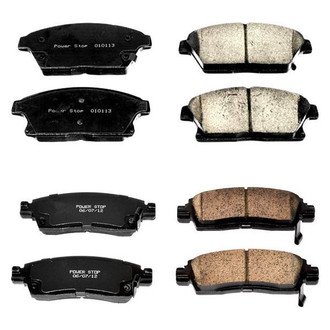 PowerStop® - Z16 Evolution Clean Ride Ceramic Front and Rear Disc Brake Pad Set