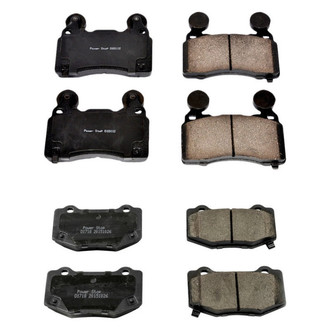 PowerStop® - Z16 Evolution Clean Ride Ceramic Front and Rear Disc Brake Pad Set