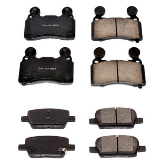 PowerStop® - Z16 Evolution Clean Ride Ceramic Front and Rear Disc Brake Pad Set