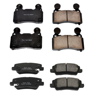 PowerStop® - Z16 Evolution Clean Ride Ceramic Front and Rear Disc Brake Pad Set