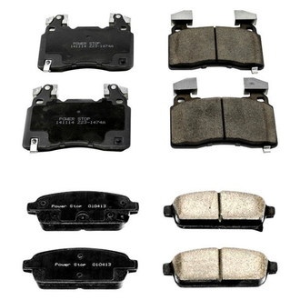 PowerStop® - Z16 Evolution Clean Ride Ceramic Front and Rear Disc Brake Pad Set