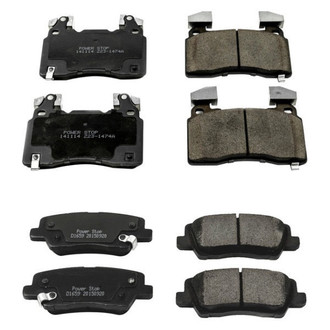 PowerStop® - Z16 Evolution Clean Ride Ceramic Front and Rear Disc Brake Pad Set