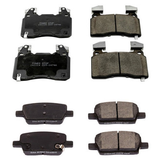 PowerStop® - Z16 Evolution Clean Ride Ceramic Front and Rear Disc Brake Pad Set