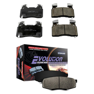 PowerStop® - Z16 Evolution Clean Ride Ceramic Front and Rear Disc Brake Pad Set