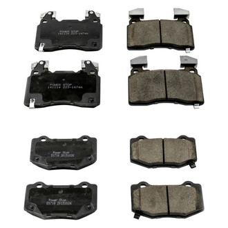 PowerStop® - Z16 Evolution Clean Ride Ceramic Front and Rear Disc Brake Pad Set