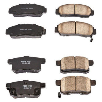 PowerStop® - Z16 Evolution Clean Ride Ceramic Front and Rear Disc Brake Pad Set