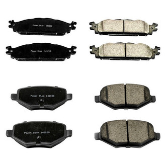 PowerStop® - Z16 Evolution Clean Ride Ceramic Front and Rear Disc Brake Pad Set