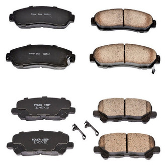 PowerStop® - Z16 Evolution Clean Ride Ceramic Front and Rear Disc Brake Pad Set