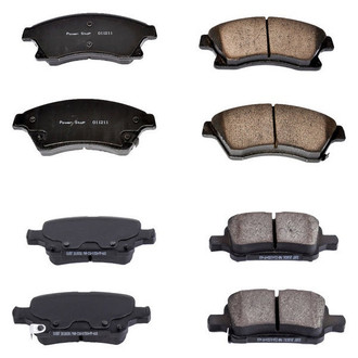 PowerStop® - Z16 Evolution Clean Ride Ceramic Front and Rear Disc Brake Pad Set