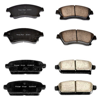 PowerStop® - Z16 Evolution Clean Ride Ceramic Front and Rear Disc Brake Pad Set