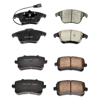 PowerStop® - Z16 Evolution Clean Ride Ceramic Front and Rear Disc Brake Pad Set