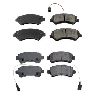 PowerStop® - Z16 Evolution Clean Ride Ceramic Front and Rear Disc Brake Pad Set