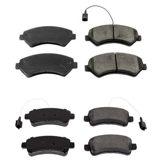 PowerStop® - Z16 Evolution Clean Ride Ceramic Front and Rear Disc Brake Pad Set