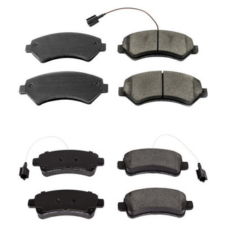 PowerStop® - Z16 Evolution Clean Ride Ceramic Front and Rear Disc Brake Pad Set