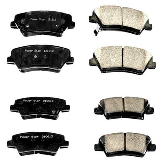 PowerStop® - Z16 Evolution Clean Ride Ceramic Front and Rear Disc Brake Pad Set