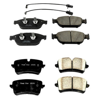 PowerStop® - Z16 Evolution Clean Ride Ceramic Front and Rear Disc Brake Pad Set