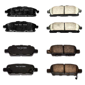 PowerStop® - Z16 Evolution Clean Ride Ceramic Front and Rear Disc Brake Pad Set