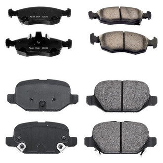 PowerStop® - Z16 Evolution Clean Ride Ceramic Front and Rear Disc Brake Pad Set