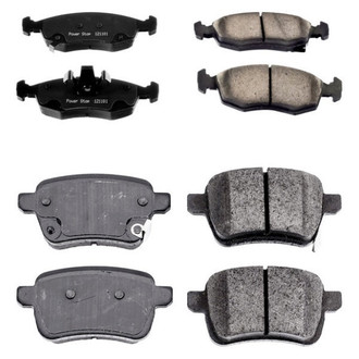 PowerStop® - Z16 Evolution Clean Ride Ceramic Front and Rear Disc Brake Pad Set