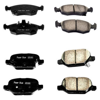 PowerStop® - Z16 Evolution Clean Ride Ceramic Front and Rear Disc Brake Pad Set