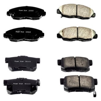 PowerStop® - Z16 Evolution Clean Ride Ceramic Front and Rear Disc Brake Pad Set