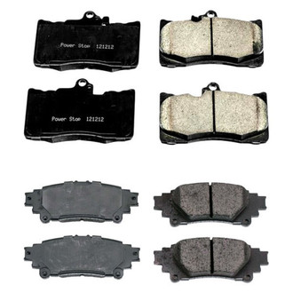 PowerStop® - Z16 Evolution Clean Ride Ceramic Front and Rear Disc Brake Pad Set
