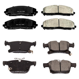 PowerStop® - Z16 Evolution Clean Ride Ceramic Front and Rear Disc Brake Pad Set
