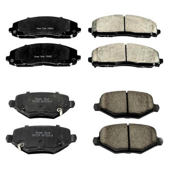 PowerStop® - Z16 Evolution Clean Ride Ceramic Front and Rear Disc Brake Pad Set