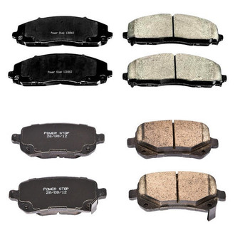 PowerStop® - Z16 Evolution Clean Ride Ceramic Front and Rear Disc Brake Pad Set