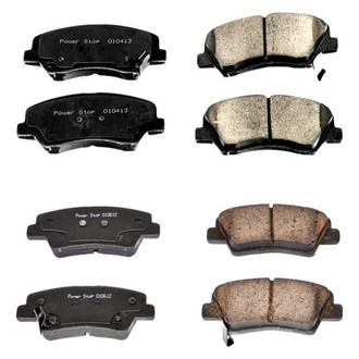 PowerStop® - Z16 Evolution Clean Ride Ceramic Front and Rear Disc Brake Pad Set