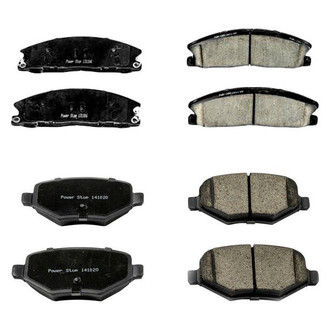 PowerStop® - Z16 Evolution Clean Ride Ceramic Front and Rear Disc Brake Pad Set