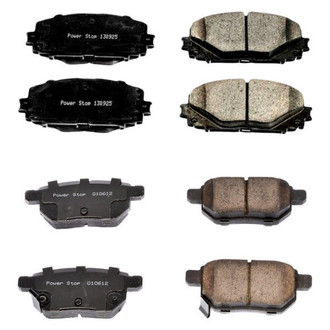 PowerStop® - Z16 Evolution Clean Ride Ceramic Front and Rear Disc Brake Pad Set