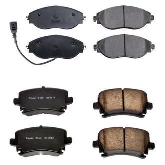 PowerStop® - Z16 Evolution Clean Ride Ceramic Front and Rear Disc Brake Pad Set