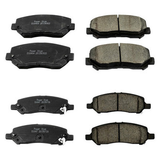 PowerStop® - Z16 Evolution Clean Ride Ceramic Front and Rear Disc Brake Pad Set