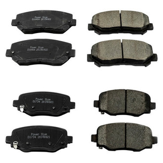 PowerStop® - Z16 Evolution Clean Ride Ceramic Front and Rear Disc Brake Pad Set