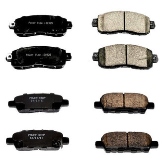 PowerStop® - Z16 Evolution Clean Ride Ceramic Front and Rear Disc Brake Pad Set